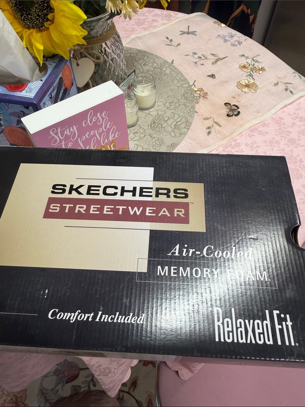 Skechers Gray Slip-On Knit Casual Sneakers - Picture 7 of 9
